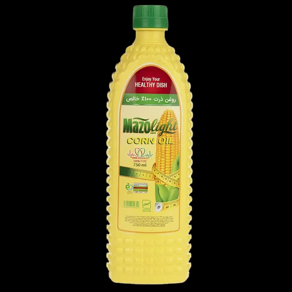 روغن مايع ذرت تصفيه شده 675 گرم مازولايت