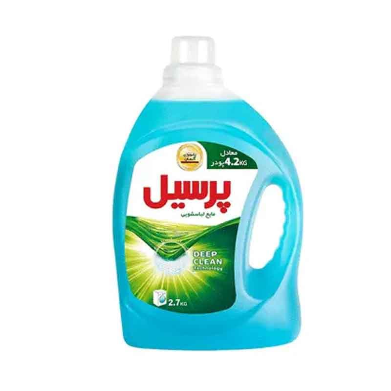 مایع لباسشویی غلیظ پرسیل رنگ آبی حجم 2700 میلی لیتر