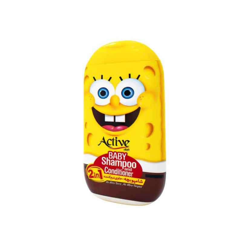 شامپو بچه اکتیو مدل Sponge Bob وزن 280 گرم