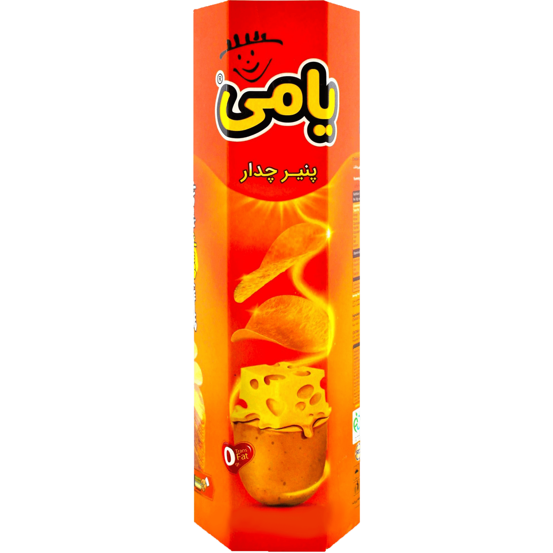 چیپس قوطی 90 گ پنیر چدار یامی