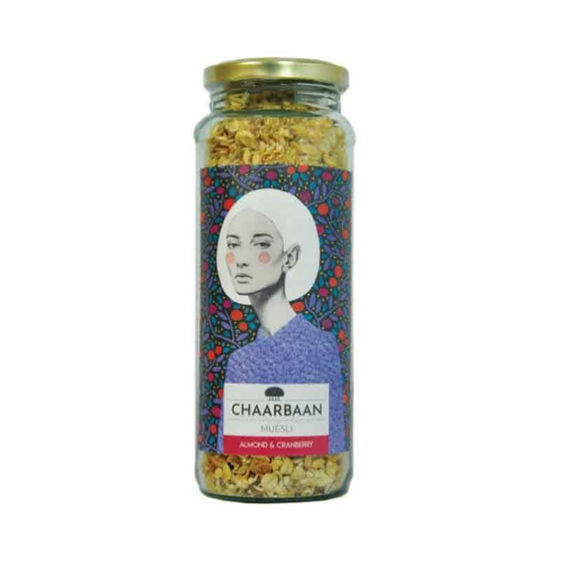 موسلی بادام و کرنبری چاربان وزن 380 گرم