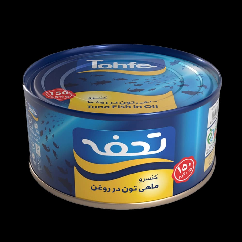 تن ماهی تحفه 150 گ ساده