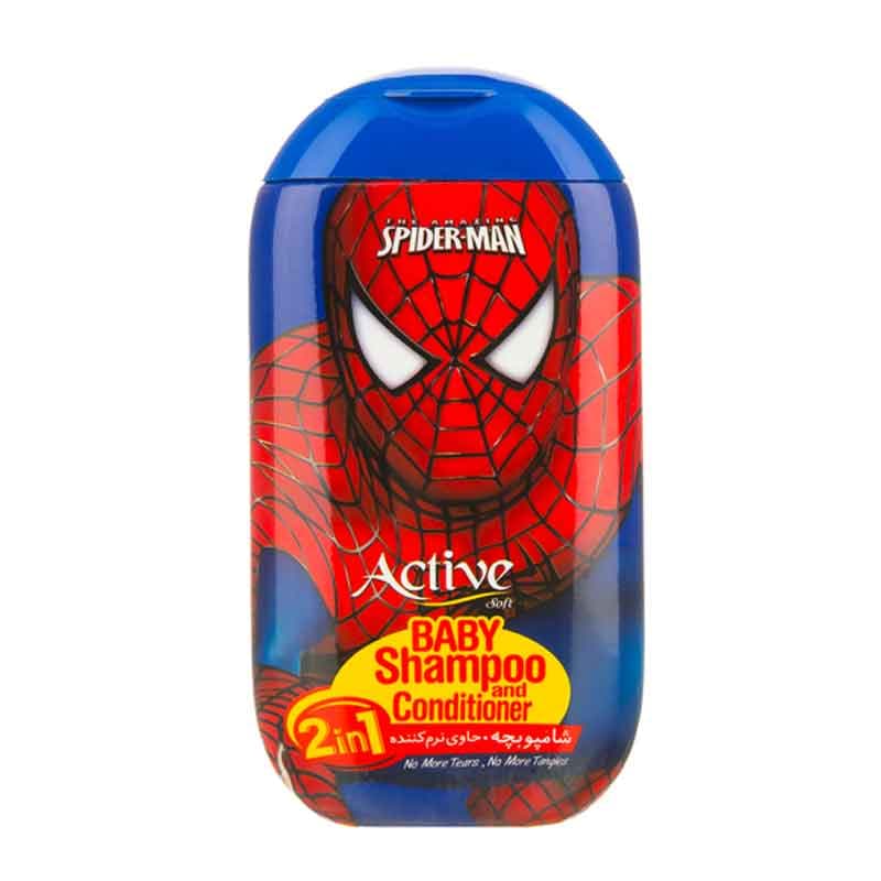 شامپو بچه اکتیو مدل Spider Man وزن 280 گرم