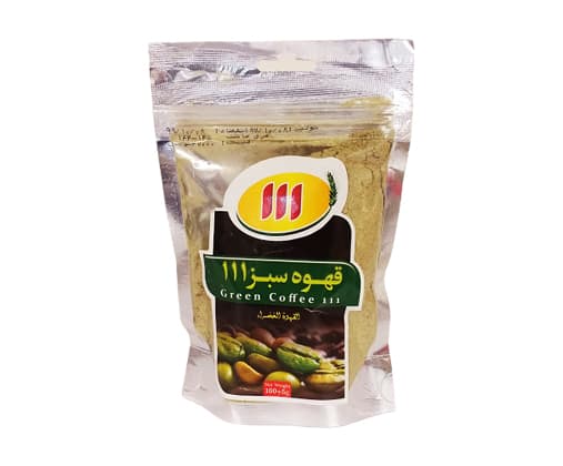 قهوه سبز پاکتی 100گرمی 111