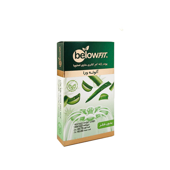 پودر ژله رژیمی حاوی استویا با طعم آلویه ورا 25 گرمی بیلوفیت