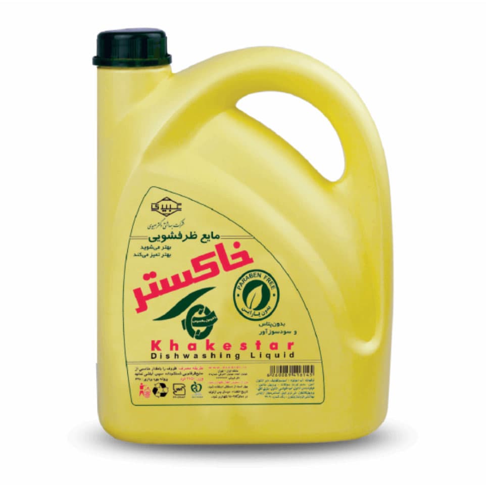 مایع ظرفشویی 1*5 بدون پارابن 2750 گرم خاکستر