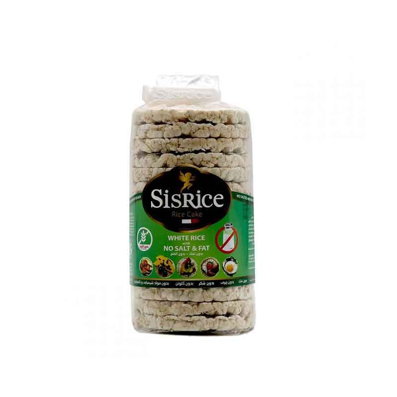 کیک برنجی  سیس رایس طعم بدون نمک وزن 120 گرم