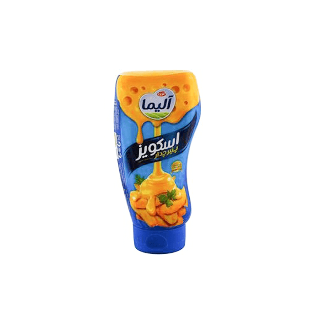 پنیر پروسس چدار اسکویز 400 گرم آلیما