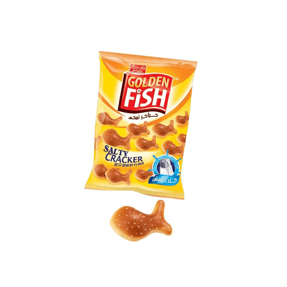 کراکر نمکی گلدن فیش 70 گرم شیرین عسل