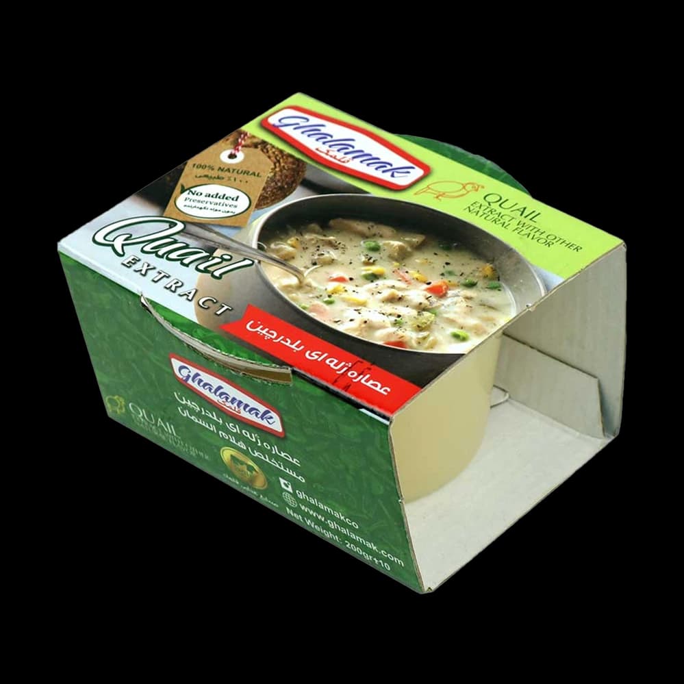 عصاره گوشت بلدرچین 200 گرم قلمک