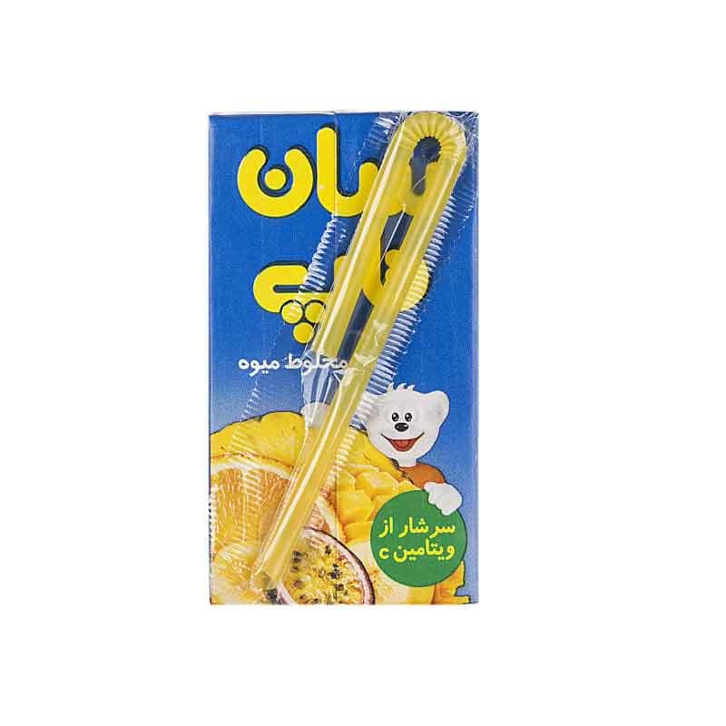 نوشیدنی مخلوط میوه سان تاپ وزن 125 گرم