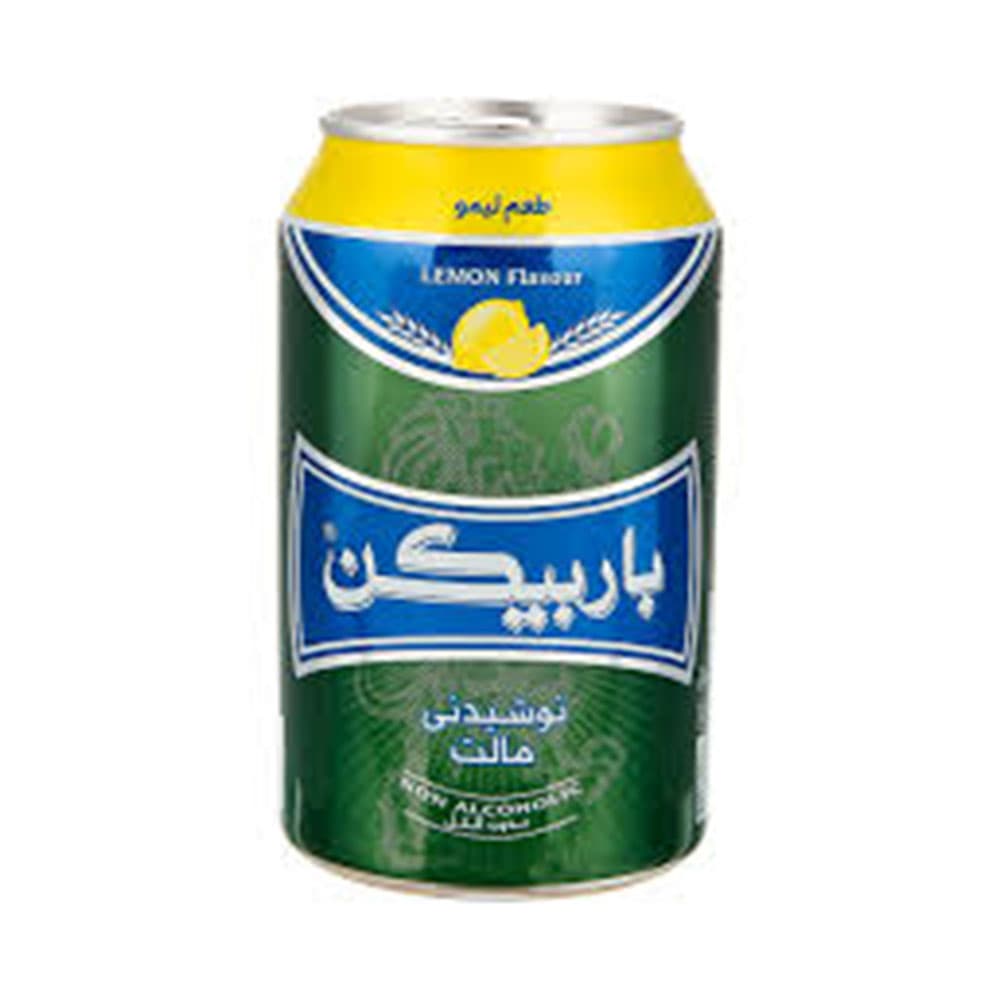 نوشیدنی مالت با طعم لیمو قوطی 330 میل باربیکن