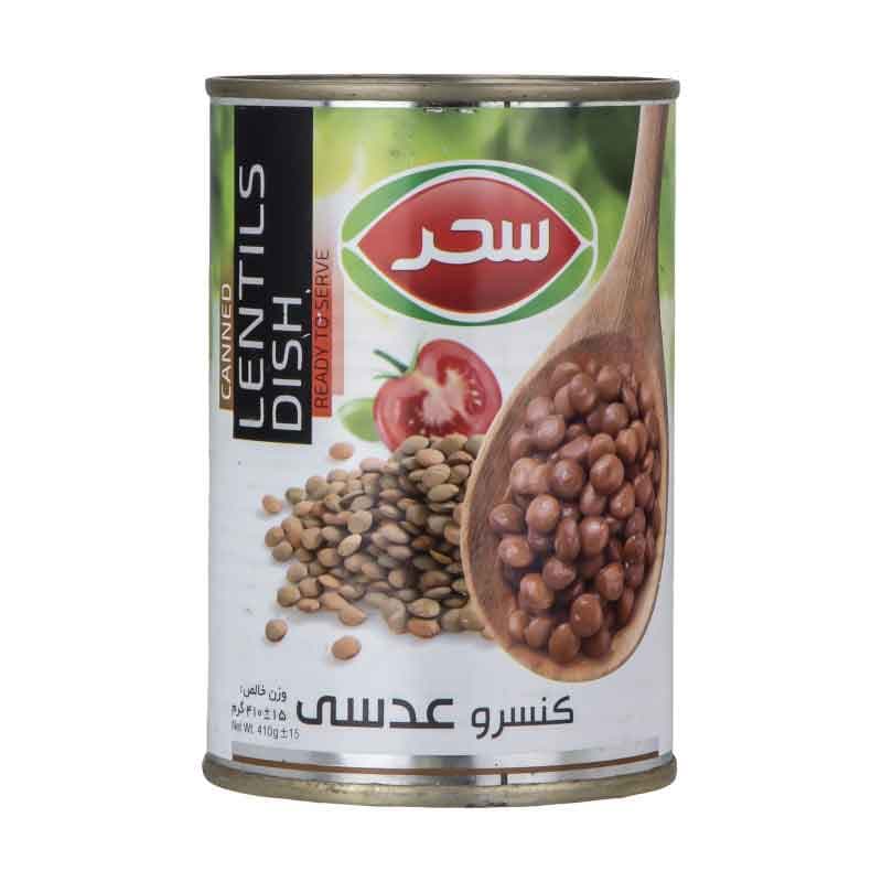 کنسرو عدسی 410 گرمی سحر