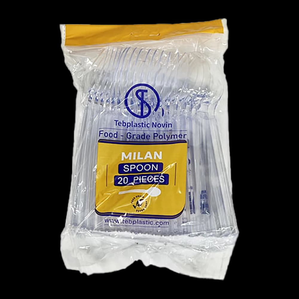 قاشق میلان 20 عددی طب پلاستیک