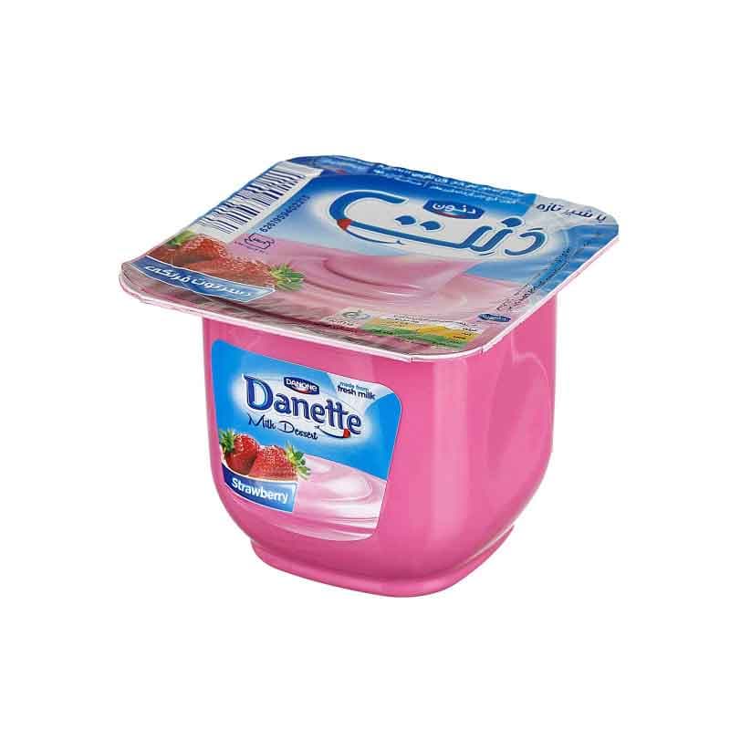 دسر توت فرنگی دنت وزن 100 گرم