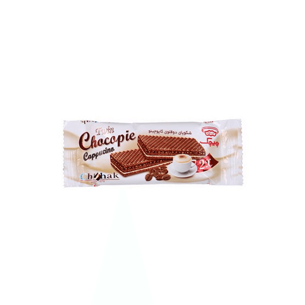 شکوپای دو قلو کاپوچینو 45 گرم چیچک