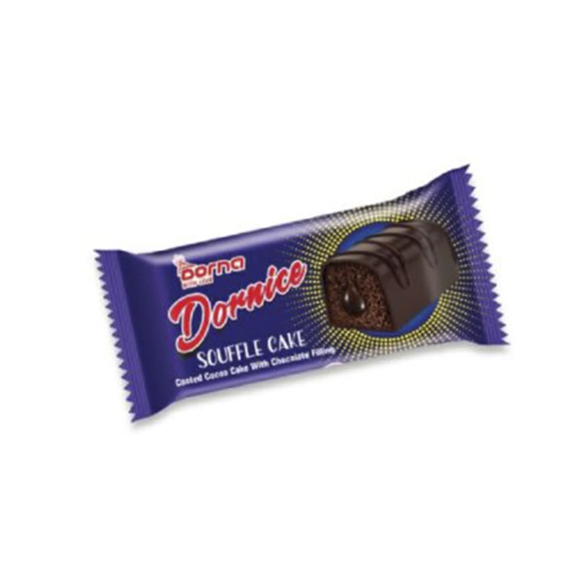 کیک کاکایویی با مغز وروکش شکلاتی درنایس 45گرم درنا