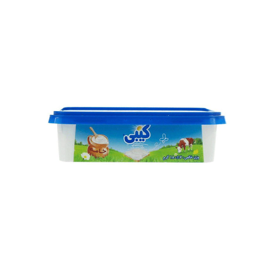 پنیر خامه ای 180 گرمی کیبی