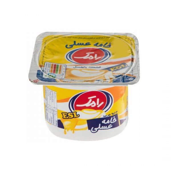 خامه عسلی 100 گرمی رامک