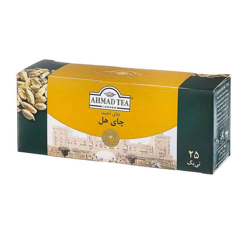 چای تی بگ هل دار احمد بسته 25 عددی