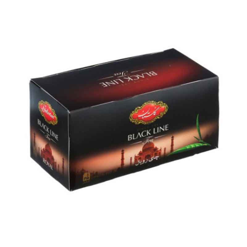 چای کیسه ای گلستان مدل رویال بسته 25 عددی