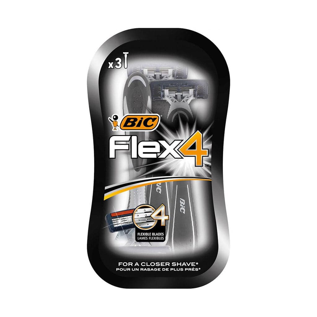 خود تراش بیک مدل Flex 4 Comfort بسته 3 عددی