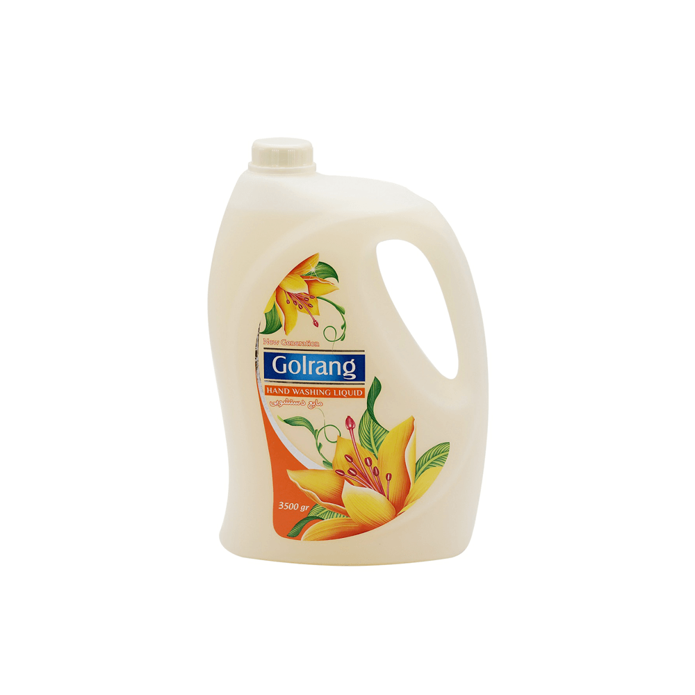 مایع دستشویی صدفی زرد حاوی ویتامین 3500 گرم گلرنگ