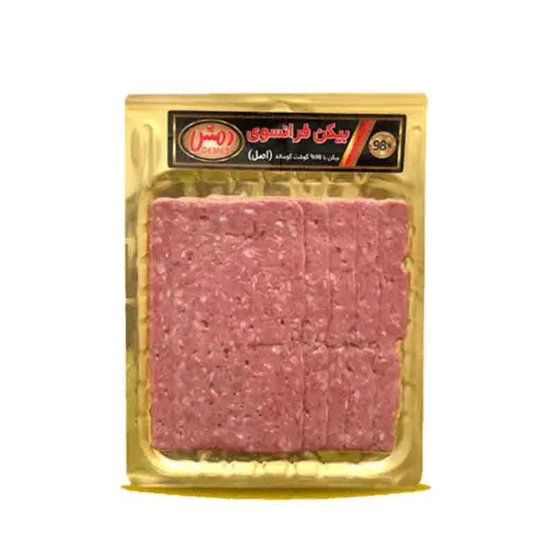 بیکن فرانسوی دمس 98 درصد وزن 250 گرم