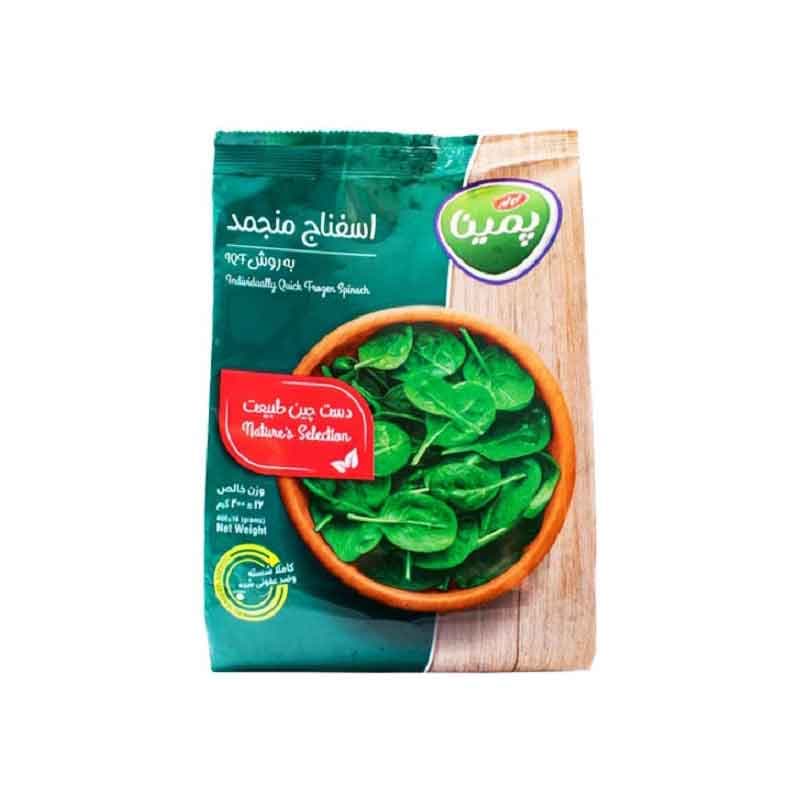 اسفناج منجمد  کاله مدل پمینا وزن وزن 400 گرم