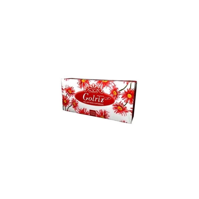 دستمال کاغذی گلریز گلدار طرح پرناز پروانه 200 برگ