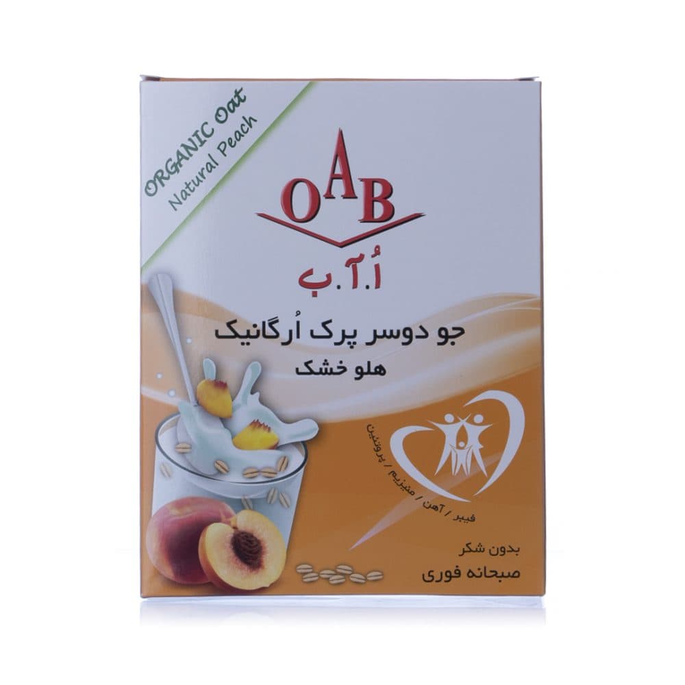 جو دو سر پرک با هلو خشک  اُ.آ.ب وزن 200 گرم