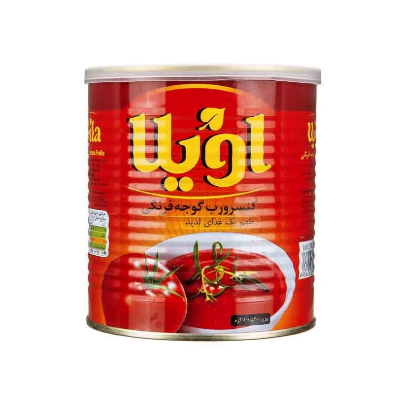 رب گوجه فرنگی اویلا وزن 800 گرم