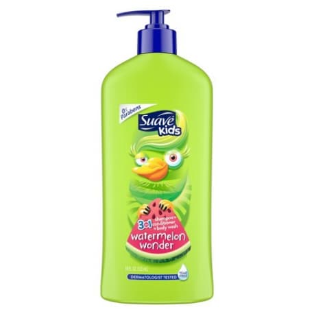شامپو بچه هندوانه سوایو سه کاره حجم 532میلی لیتر - Suave kids water melon 3 in 1 532ml