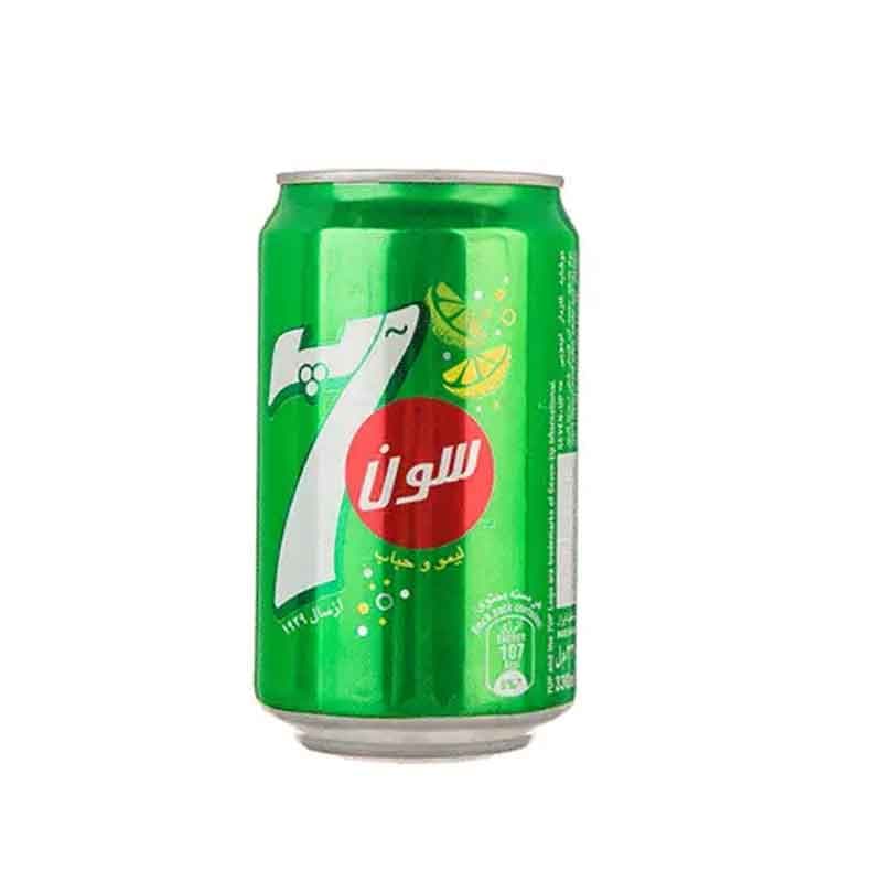 نوشابه قوطی سون آپ حجم 300میلی لیتر