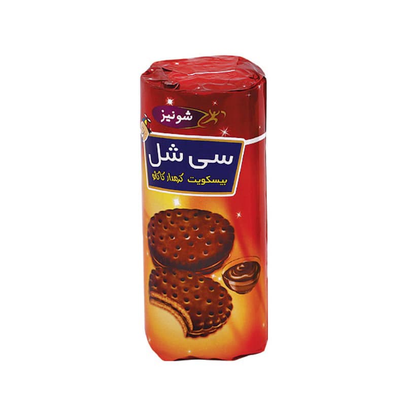 بیسکویت کرمدار کاکایویی شونیز مدل سیشل