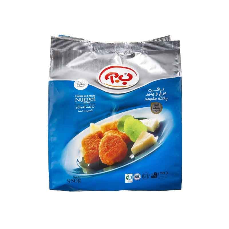 ناگت مرغ و پنیر  ب.آ وزن 950 گرم