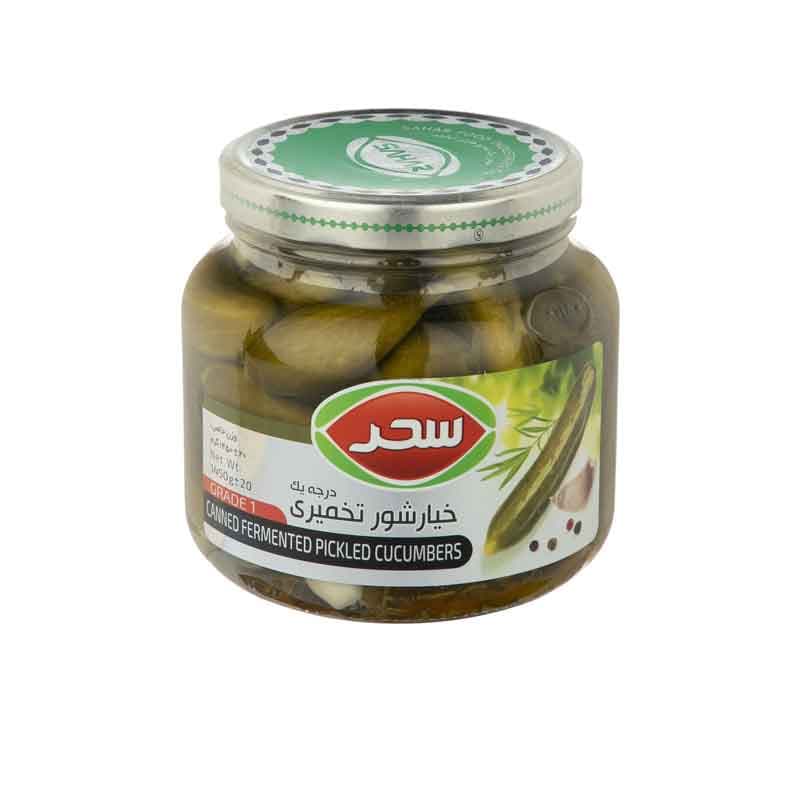 خیارشور درجه یک سحر وزن 1450 گرم
