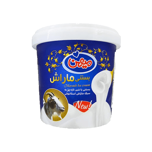 بستنی با شیر بز ماراش لیوانی120 گرم دومینو