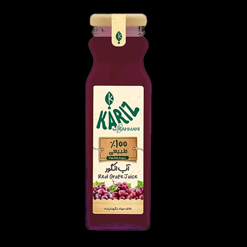 آبمیوه انگور قرمز 200 میل کاریز