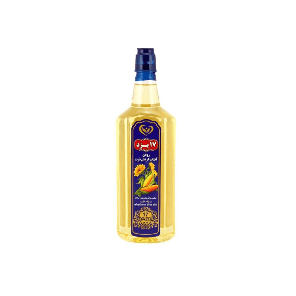 روغن ذرت آفتابگردان 900 سی سی 17 یزد