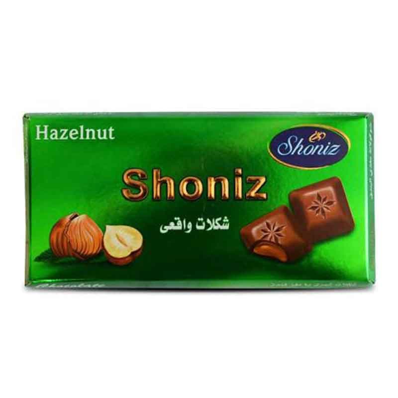 شکلات شونیز مدل فندقی وزن 100 گرم