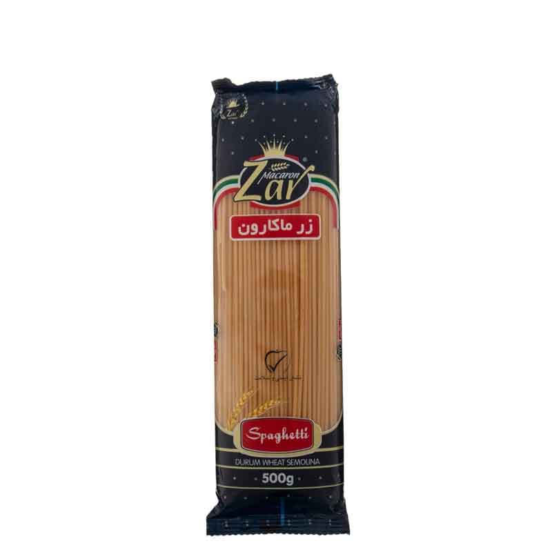 ماکارونی اسپاگتی  زر ماکارون قطر 1.5 وزن 900 گرم