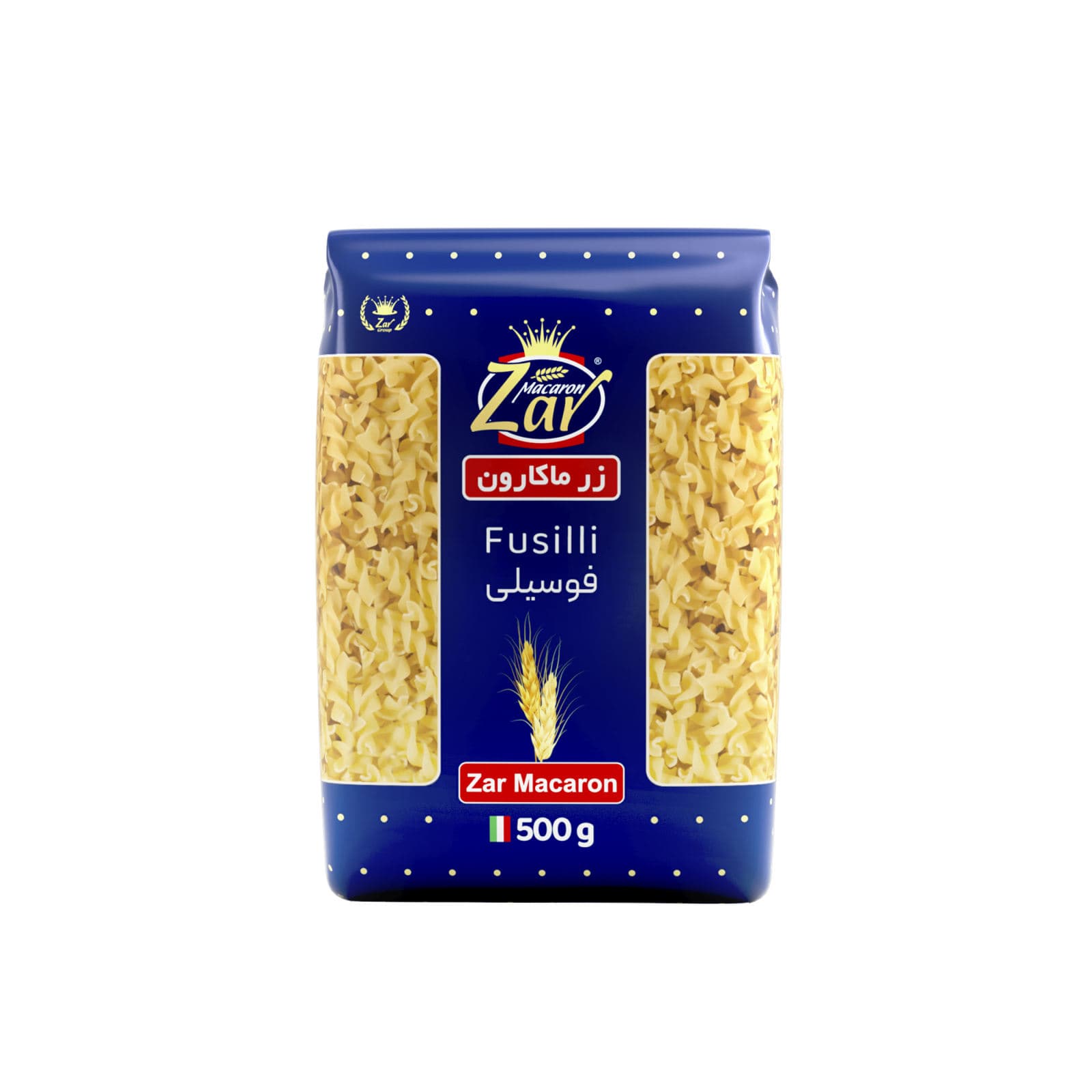 ماکارونی فرمی زر ماکارون مدل فوسیلی وزن 500 گرم