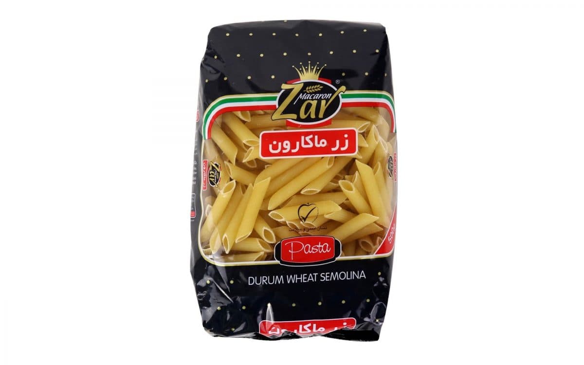 ماکارونی فرمی پنه ریگاته زر 500 گرمی زر ماکارون