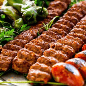 خوراک کوبیده سه سیخ شهر غذا