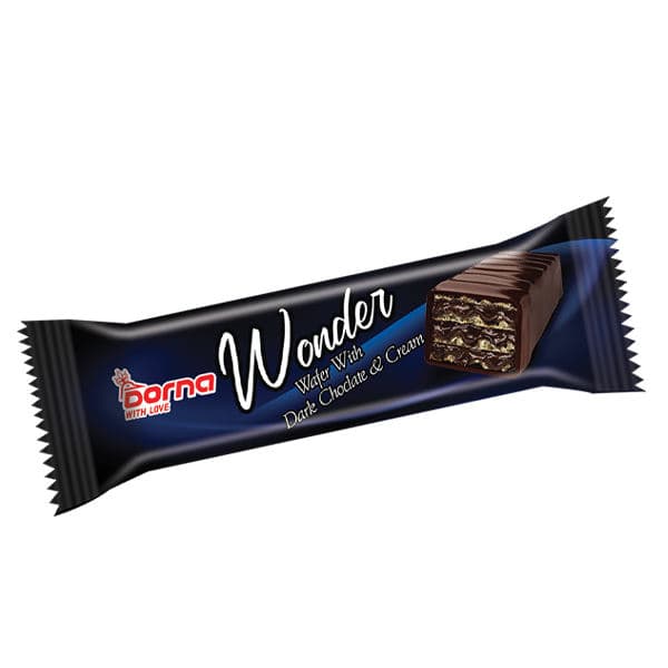 ویفر با کرم و روکش شکلات  واندر 50 گرم درنا