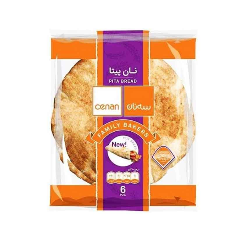 نان پیتا سه نان وزن 370 گرم
