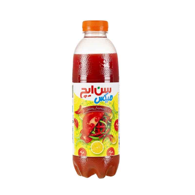 آبمیوه  سن ایچ مخلوط گوجه فرنگی و فلفل حجم 750 میلی لیتر