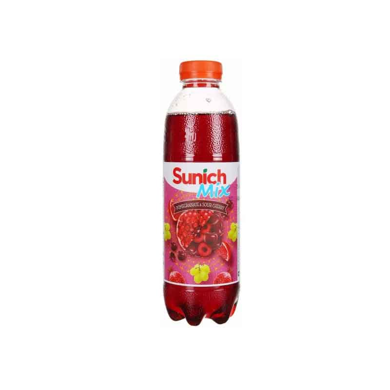 نکتار مخلوط   سن ایچ طعم انار و آلبالو حجم 750 میلی لیتر