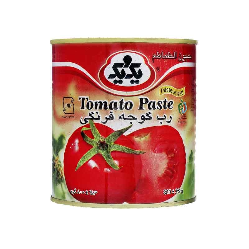 رب گوجه فرنگی یک و یک وزن 800 گرم